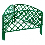 Забор декоративный "Сетка", 24х320 см, зеленый, Россия  Palisad