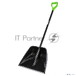 Лопата для уборки снега пластиковая PROFI, 550х415х1405 мм, алюминиевый черенок, Россия Palisad