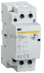 Контактор модульный КМ63-20М AC IEK MKK11-63-20