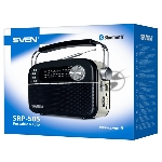 Радиоприемник белый SVEN SRP-505 (4 Вт, FM/AM/SW, USB, SD/microSD, Bluetooth, 1200 мАч), вид 3