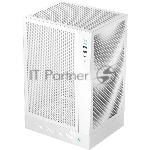 Компьютерный корпус Deepcool CH170 DIGITAL белый без БП mATX 1x120мм 1xUSB 2.0 1xUSB 3.0 audio bott PSU