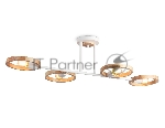 Светильник Ambrella light TR8247/4 WH/LWD белый/светлое дерево E27/4 max 40W 840*360*220