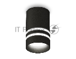 Светильник Ambrella Light XS6302062 SBK/FR черный песок/белый матовый MR16 GU5.3 (C6302, N6236)