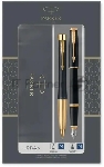 Набор ручек Parker Urban Core FK200 (CW2093381) Muted черный GT сталь нержавеющая, подарочная коробка ручка перьевая, ручка шариковая