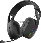 Гарнитура MARVO HG9086W Pulz 70W чёрный, беспроводная + проводная, радиоканал, до 10 ч, съёмный микрофон, подсветка, совместимость с PS5, Xbox