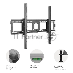 Кронштейн ONKRON UT4 для телевизора 55"-100" наклонный, черный