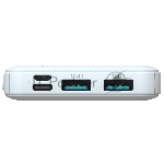 Портативный аккумулятор TOLT Lit K05 White, 10000mAh, 10W, white, CCC/ Powerbank TOLT Lit K05 White, 10000mAh, 10W, white, CCC