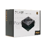 Блок питания Power Supply HSPD, 750W 80 PLUS Gold (ATX, 2.52, Full modular, 1x24(20+4)pin 600мм, 2xCPU 8(4+4)pin 700мм, 2xPCIe*2 8(6+2)pin 600+150мм, 2xSATA*3 500+150+150мм, 1xMOLEX*3 500+150+150мм, Active, 120x120мм, 150x140x86мм, APFC, OVP, OPP, SCP, UVP, OCP, OTP, NLO, SIP, black)