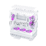 Корпус без блока питания Case PCCooler C3 Q500 WH, Midi-Tower, TG, no fans, 1xUSB 3.0 + 1xUSB 2.0 + 1xUSB-C, ATX, mATX, mITX White