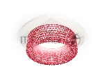 Комплект встраиваемого светильника Ambrella light XC6512042 SWH/PI белый песок/розовый MR16 GU5.3 (C6512, N6152)