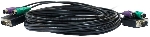 Кабель D-Link DKVM-CB3/A3A KVM длиной 3 м с разъемами PS2