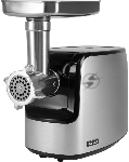 Мясорубка электрическая Rondell RDE-1458 серый, 3000 Вт, 3.5 кг/мин, реверс, защита от перегрузки, металлический лоток, насадки - 5