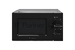 Микроволновая печь HOME HMM207BB черный, 20 л, 700 Вт, переключатели - поворотный механизм