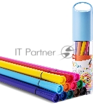 Фломастеры Deli EC156-12 ColoRun 12 цветов, пластиковая туба, вид 13