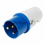 Вилка 023 переносная 2Р+РЕ 32А 220В IP44 Rexant