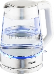Чайник электрический Haier HK-500 1.7л. 2200Вт серый/белый корпус: стекло/пластик (TD0029955RU)