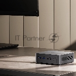 Компьютер Chuwi AuBox Intel Core Ultra 5 226V(2.1Ghz)/16384Mb/512PCISSDGb/Int:Intel Iris Xe Graphics/BT/WiFi/war 1y/0.865kg/Grey/Win11Pro + USB3.0*4/HDMI*1/DP*1/RJ45*1/WIFI6,BT5.2/bracket