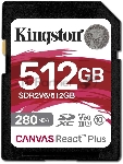 Флеш карта SDXC Kingston SDR2V6/512Gb Canvas React Plus w/o adapter 512Gb