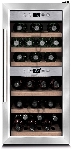 Винный шкаф CASO WineComfort 240 Smart серебристый, 2 отсека, 24 бут., класс G, вид 2