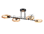 Светильник Ambrella light TR8248/4 BK/LWD черный/светлое дерево E27/4 max 40W 840*360*220