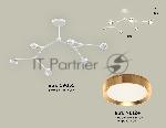 Светильник Ambrella light XB9055152/6 SWH/PYG белый песок/золото желтое полированное GX53 (C9055, N8124)