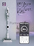 Пылесос вертикальный Polaris IQ Home PVCS 4070 белый, питание от аккумулятора, 200 Вт, уборка влажная/сухая, пылесборник 0.3 л, работа от АКБ max 80 мин., вид 28