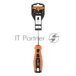 Отвертка Sparta "Point", SL6,0 х 100 мм, двухкомпонентная рукоятка