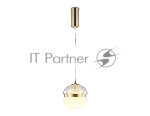 Подвесной светодиодный светильник Ambrella light LH11001 GD/FR золото/белый матовый 20W 3000K D180*200