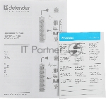 Сетевой фильтр Defender ES, 1.8 м, 5 розеток, черный, вид 14