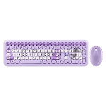 Комплект клавиатура+мышь Smartbuy Cute Bunny беспроводной, USB, 1000 DPI, сиреневый/белый