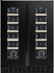 Винный шкаф Temptech OX2DX60DRB черный, 116 л, 2 отсека, 38 бут., класс G