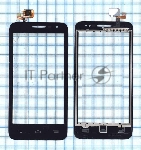 Сенсорное стекло (тачскрин) для Alcatel POP D5 5038D черное
