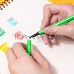Фломастеры Deli EC156-12 ColoRun 12 цветов, пластиковая туба, вид 10