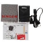 Швейная машина Singer M 2105 белый, электромеханическая, вертикальный качающийся, 8 операций, петля полуавтомат, вид 7
