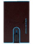 Чехол для кредитных карт Piquadro Blue Square PP4825B2BLR/MO, натур.кожа, красное дерево