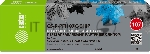 Картридж перезаправляемый струйный Cactus CS-R-PFI107C-CHIP голубой для Canon imageProGRAF iPF670/680/685/770/780/785
