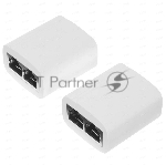Сплиттер Vention RJ45 F / 2хRJ45 F 8p8c (2шт.) Белый