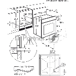 Встраиваемый духовой шкаф Electrolux EOF5H50BZ, Духовой шкаф электрический с конвекцией, приготовление на пару, объем 65 л, 8 режимов, очистка каталитическая, 2 стекла в дверце, направляющие проволочные, черный