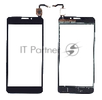 Сенсорное стекло (тачскрин) для Alcatel Idol X 6040D черное