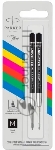 Стержень шариковый Parker QuinkFlow Basic Z09 (CW2166543) M 1мм черные чернила блистер (2шт)