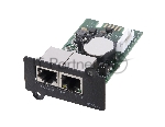 SNMP карта CBR PMC-02E для удаленного управления по сети Ethernet c Английским интерфейсом, 2xRJ45, PowerMaster