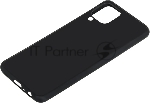 Чехол (клип-кейс) BORASCO Silicone Case, для Samsung Galaxy A22/M22, черный