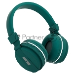 Беспроводные наушники MORE CHOICE HW15 зеленый, накладные, Bluetooth, до 6 ч
