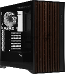 Корпус Formula V Line TimberLine T0 Black, ATX, wood+plastic front, TYPE-C*1, USB3.0*2, FRONT 3x120мм FRGB, REAR 1x120мм FRGB