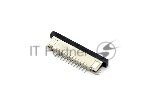 Разъем FPC  Half Coverage Bottom Contact 0.8K-BX-12PWB 12 pin высота 2мм шаг 0,8мм