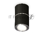 Светильник Ambrella Light XS7402140 SBK/PSL черный песок/серебро полированное MR16 GU5.3 (C7402, A2070, C7402, N7003)