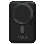 Портативный аккумулятор TOLT Seg KW101 Black, 10000mAh, 22,5W, fast charging and PD, wireless, magnetic, black, CCC/ Powerbank TOLT Seg KW101 Black, 10000mAh, 22,5W, fast charging and PD, wireless, magnetic, black, CCC