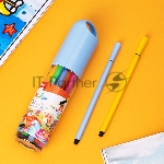 Фломастеры Deli EC156-12 ColoRun 12 цветов, пластиковая туба, вид 6