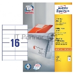 Этикетки самоклеящиеся Avery Zweckform 3423 A4, 105x35 мм, 16 шт, универсальная, 70 г/м2, 100 л, покрытие матовое, белый