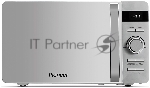 Микроволновая печь Pioneer MW229D серебристый, 20 л, 700 Вт, переключатели - кнопки, поворотный механизм